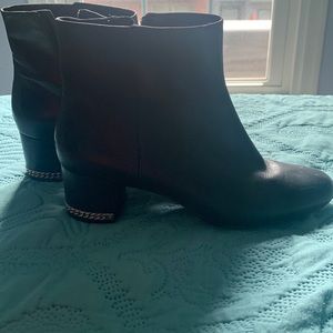 Barely worn Michael Kors boots with chains